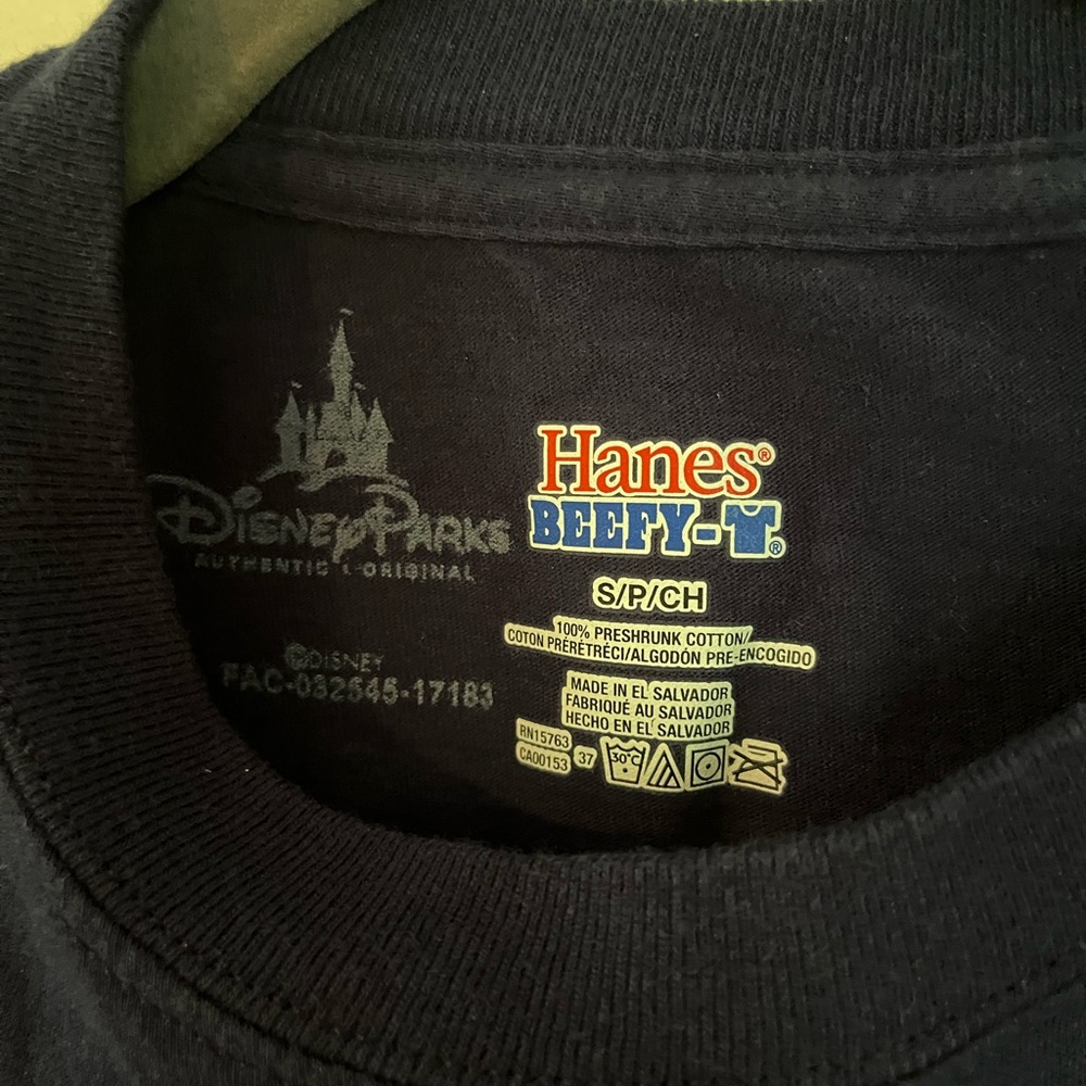 Vintage Disney Holiday T-Shirt - Navy Blue - Picture 3 of 4